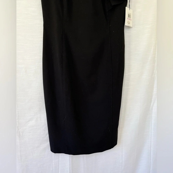 Calvin Klein Black Sheath Dress Size 6 - Picture 4 of 8